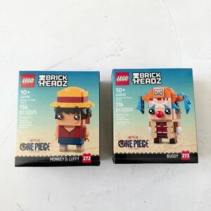 LEGO 2025 ONE PIECE Monkey D. Luffy Figure 40799 & LEGO Buggy The Clown 40800